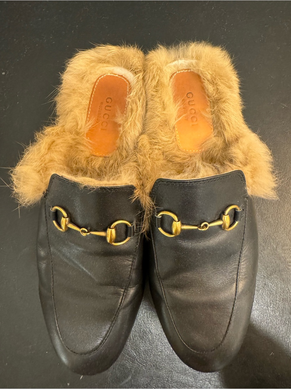 Gucci Princetown Genuine Shearling Loafer Mule (Women) - Picture 6 of 7